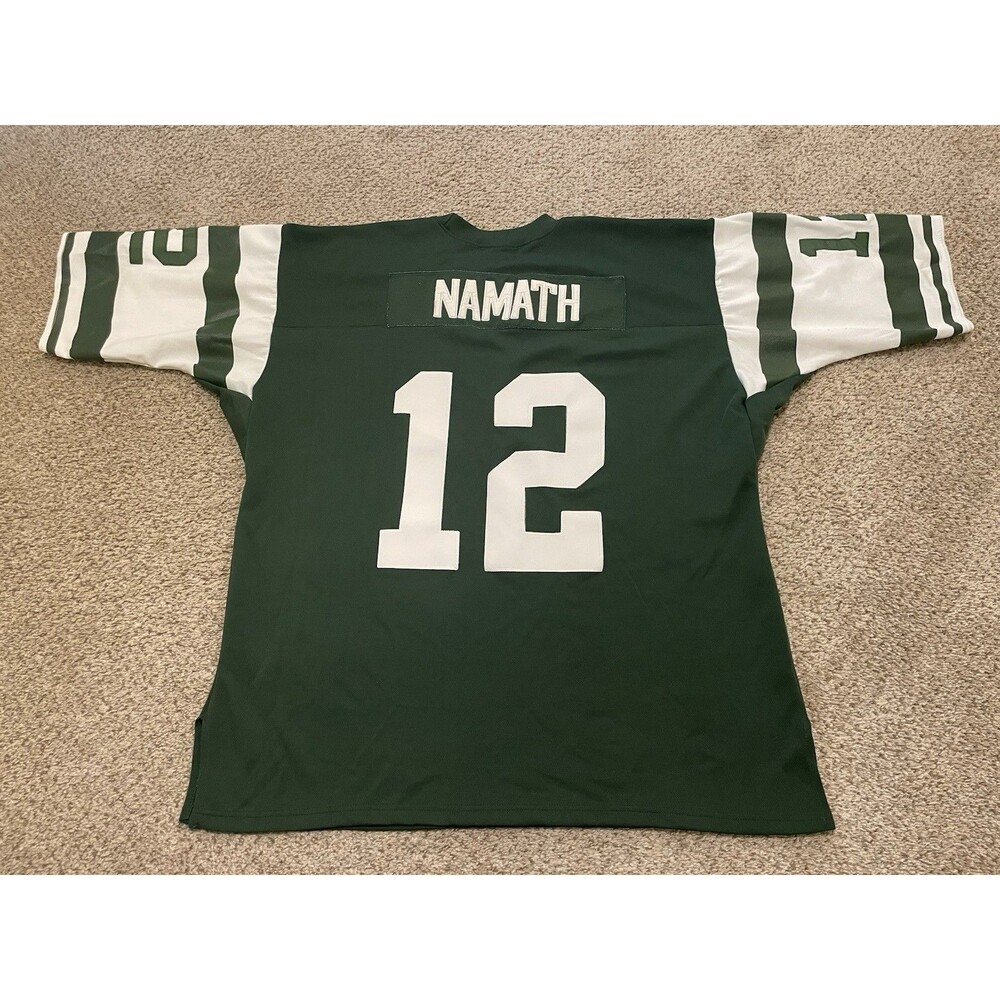 Mitchell & Ness 1968 Joe Namath New York Jets Jersey Mens Sz 54 NFL Football - Picture 2 of 6